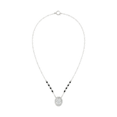 Gold & Diamond Beaded Mangalsutra For Women KRC50135