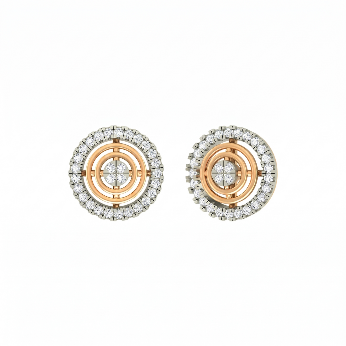 Yellow  Gold Diamond Earring | under 40k 