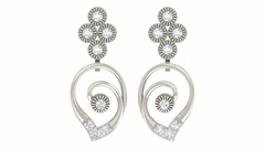 White Gold Diamond Earring | under 40k 