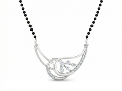 18K Gold & Diamond Beaded Mangalsutra For Women KSK184