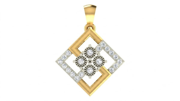 Classic Gold & Diamond PENDANT SET KRC40701