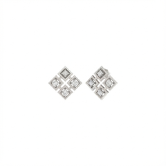 18K Gold & Diamond Women Earring KER-40