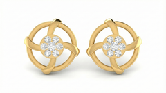18K Gold & Diamond Women Stud Earring KRA40145E