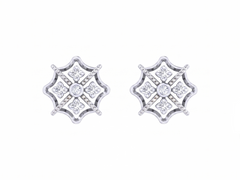 White Gold Diamond Earring | under 40k 