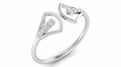 18K Gold & Diamond Dailywear Ring For Women KRA10821