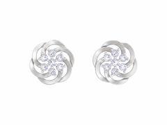 White Gold Diamond Earring | under 40k 