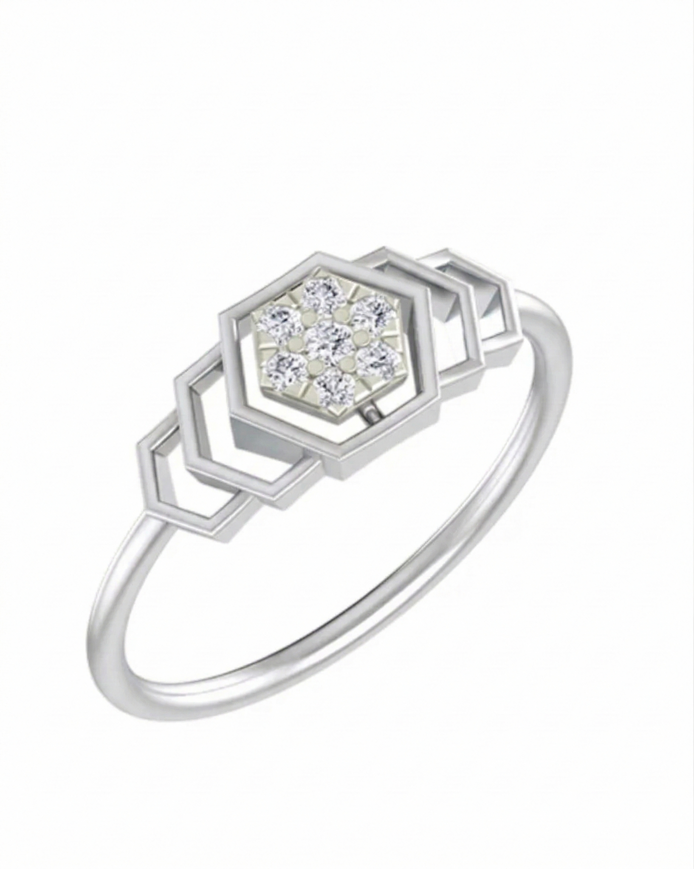 Gold & Diamond Dailywear Ring For Women KRB10705