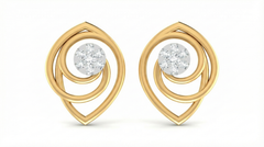 18K Gold & Diamond Women Stud Earring KRA40164E