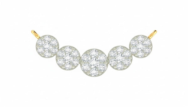Gold & Diamond Round Women Mangalsutra | KRC50148 | Kesav Diamond