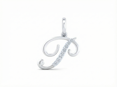 18K Gold & Diamond Initial Pendant KRK20088