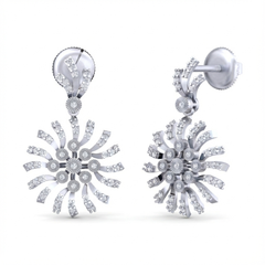 14K Gold & Diamond Women Dangler Earring KRB44106E