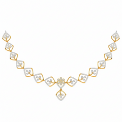 14K Gold & Diamond Dailywear Necklace Set KRH44126N
