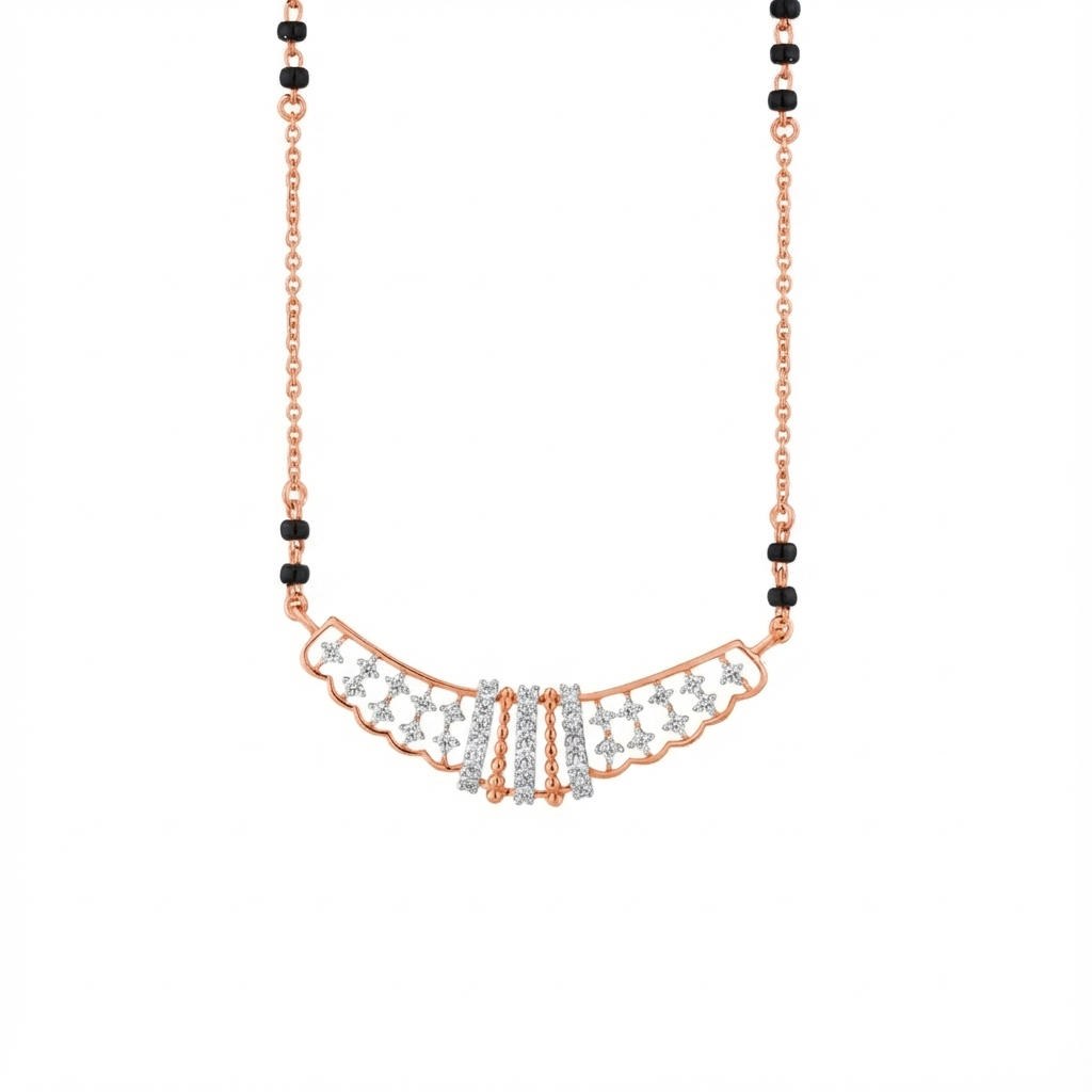 18K Gold & Diamond Mangalsutra For Women M6675MYD0009