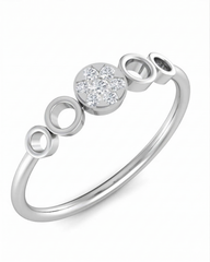 18K Gold & Diamond Dailywear Ring For Women KRB10188-A