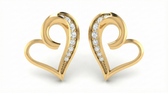 18K Gold & Diamond Women Stud Earring KRA40144E