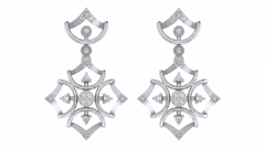 White Gold Diamond Earring | under 40k 
