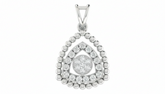 18K Gold & Diamond Partywear PENDANT SET KRA40006P