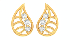 18K Gold & Diamond Women Stud Earring KRA40142E