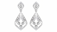 White Gold Diamond Earring | under 40k 