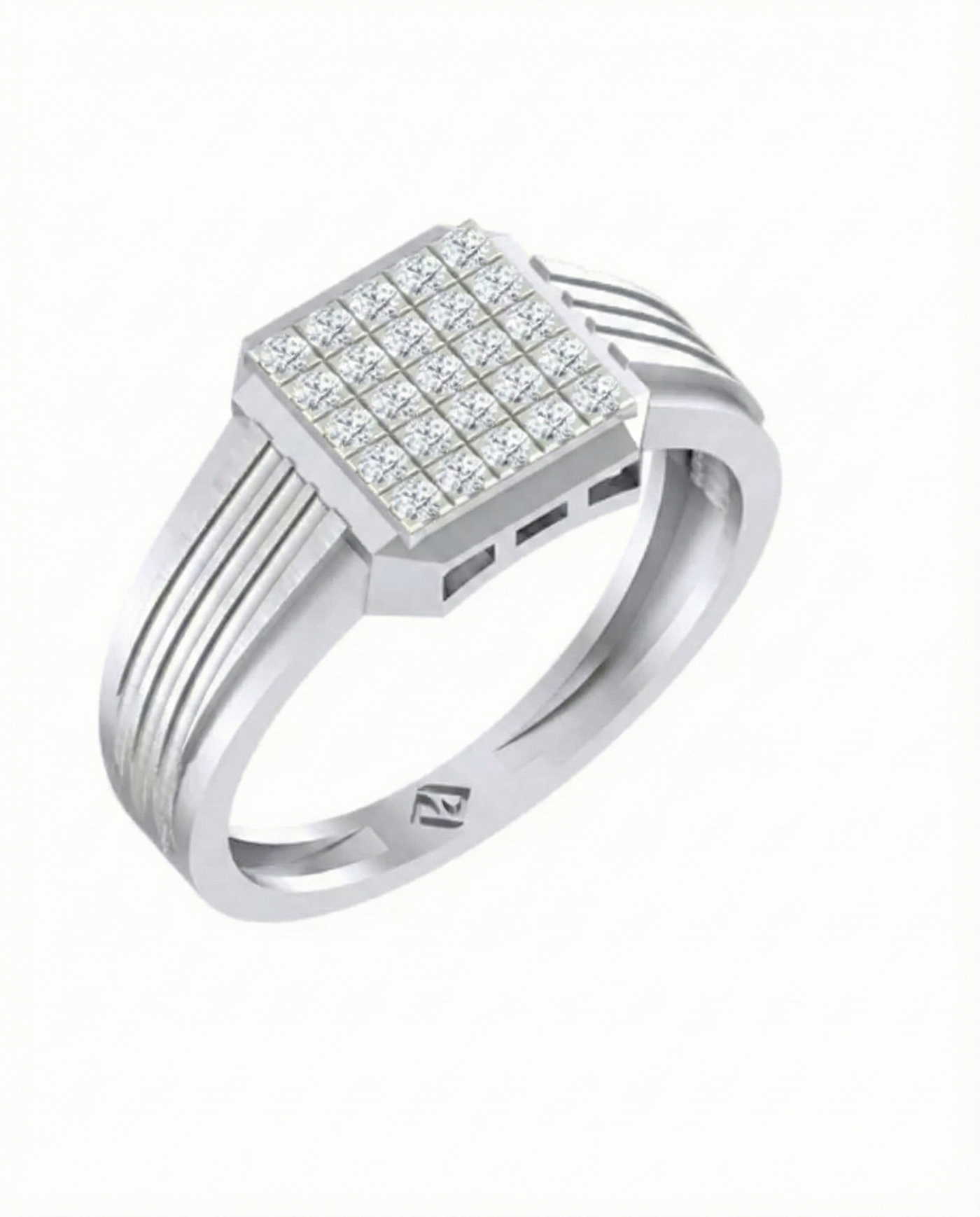 Gold & Diamond Engagement Ring For Men KRB20019
