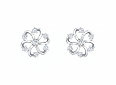 18K Gold & Diamond Women Stud Earring KRK40190E