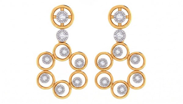 Gold & Diamond Women Drop Earring KRC60068E