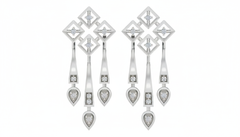 14K Gold & Diamond Women Dangler Earring KRB44101E-A