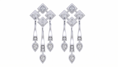 White Gold Diamond Earring | under 40k 
