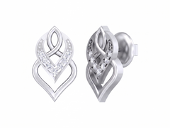 White Gold Diamond Earring | under 40k 