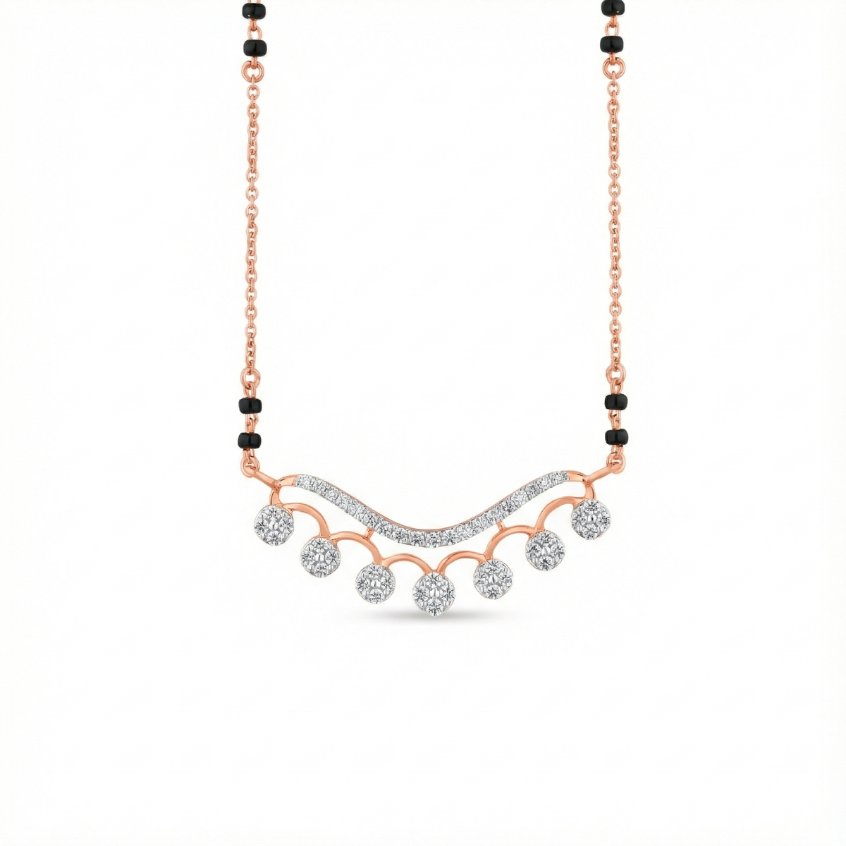 18K Gold & Diamond Mangalsutra For Women M6587MYD0092