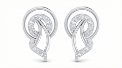 18K Gold & Diamond Women Dailywear Earring KRA40134E