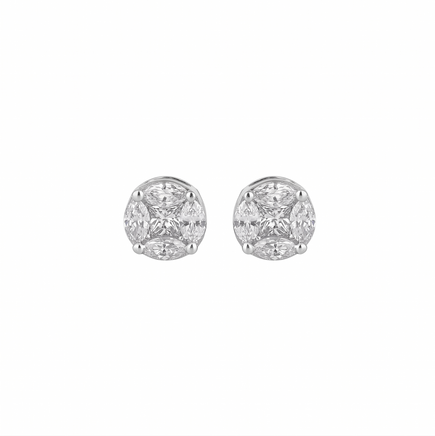Gold & Diamond Women Stud Earring ME6007AZYD0003