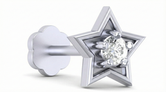 18K Gold & Diamond Stud Nosepin KRA50007