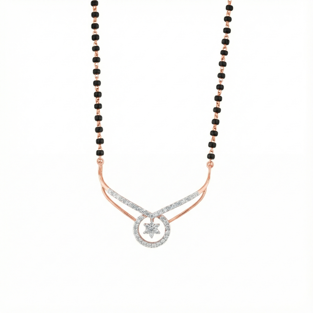 18K Gold & Diamond Mangalsutra For Women MN6334MYD0120