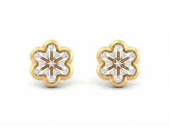 18K Gold & Diamond Women Stud Earring KRK40189E
