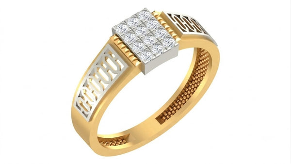 Gold & Diamond Engagement Ring For Men KRA60285