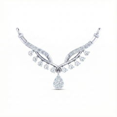 18K Gold & Diamond Dailywear Mangalsutra For Women KRB90049