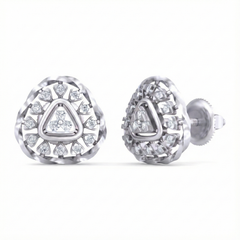 18K Gold & Diamond Women Stud Earring KRB40074E