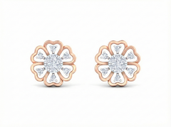 18K Gold & Diamond Women Stud Earring KRK40110E
