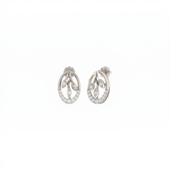 White Gold Diamond Earring | under 40k 