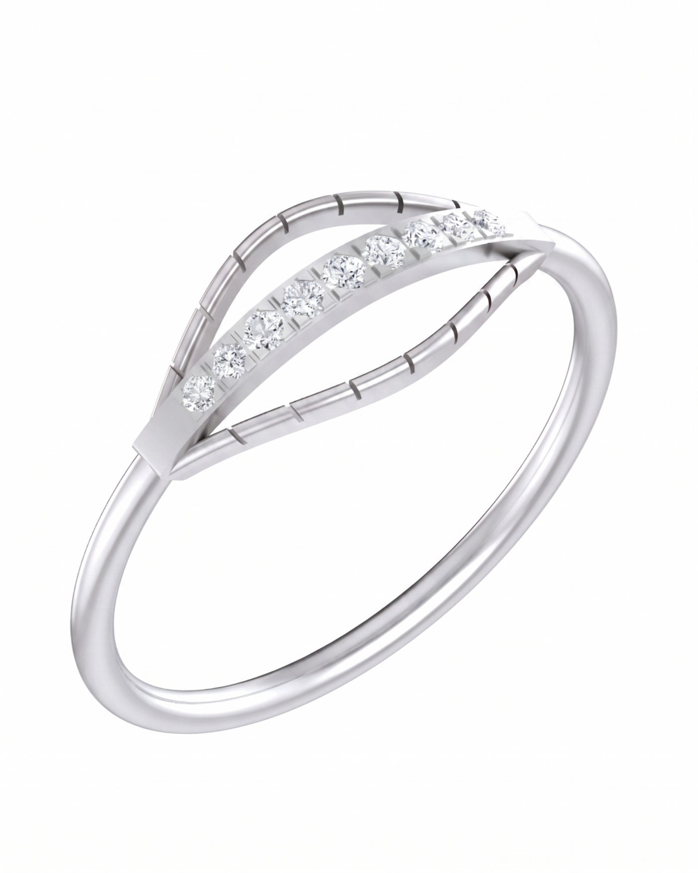 Gold & Diamond Dailywear Ring For Women KRC10252