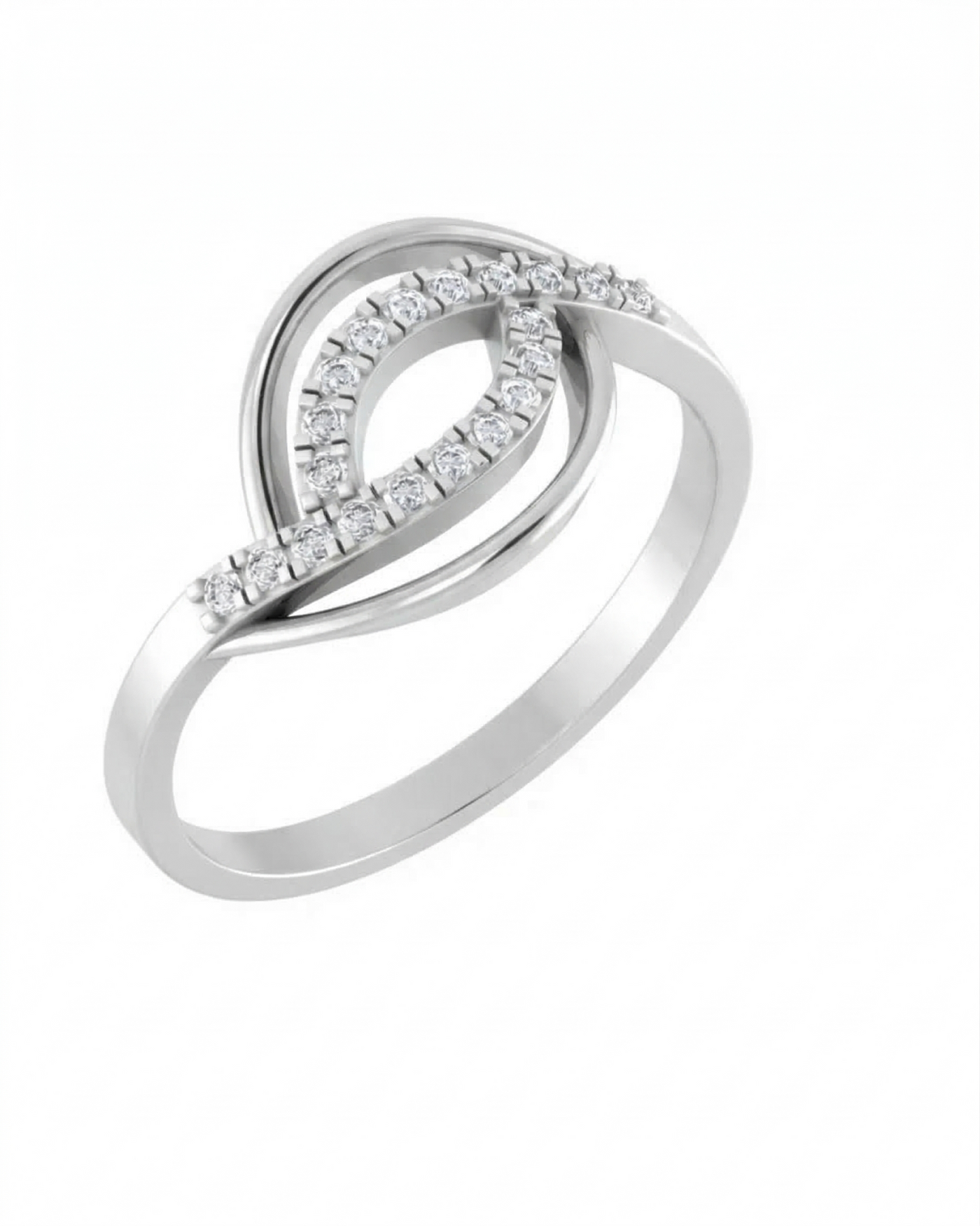 Gold & Diamond Ring For Women KRC10276