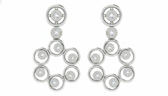 14K Gold & Diamond Women Dangler Earring KRA44177E