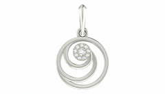 18K Gold & Diamond Dailywear Pendant Set KRA40163P