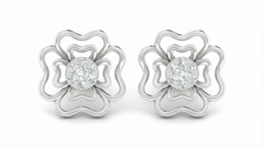 18K Gold & Diamond Women Stud Earring KRA40133E