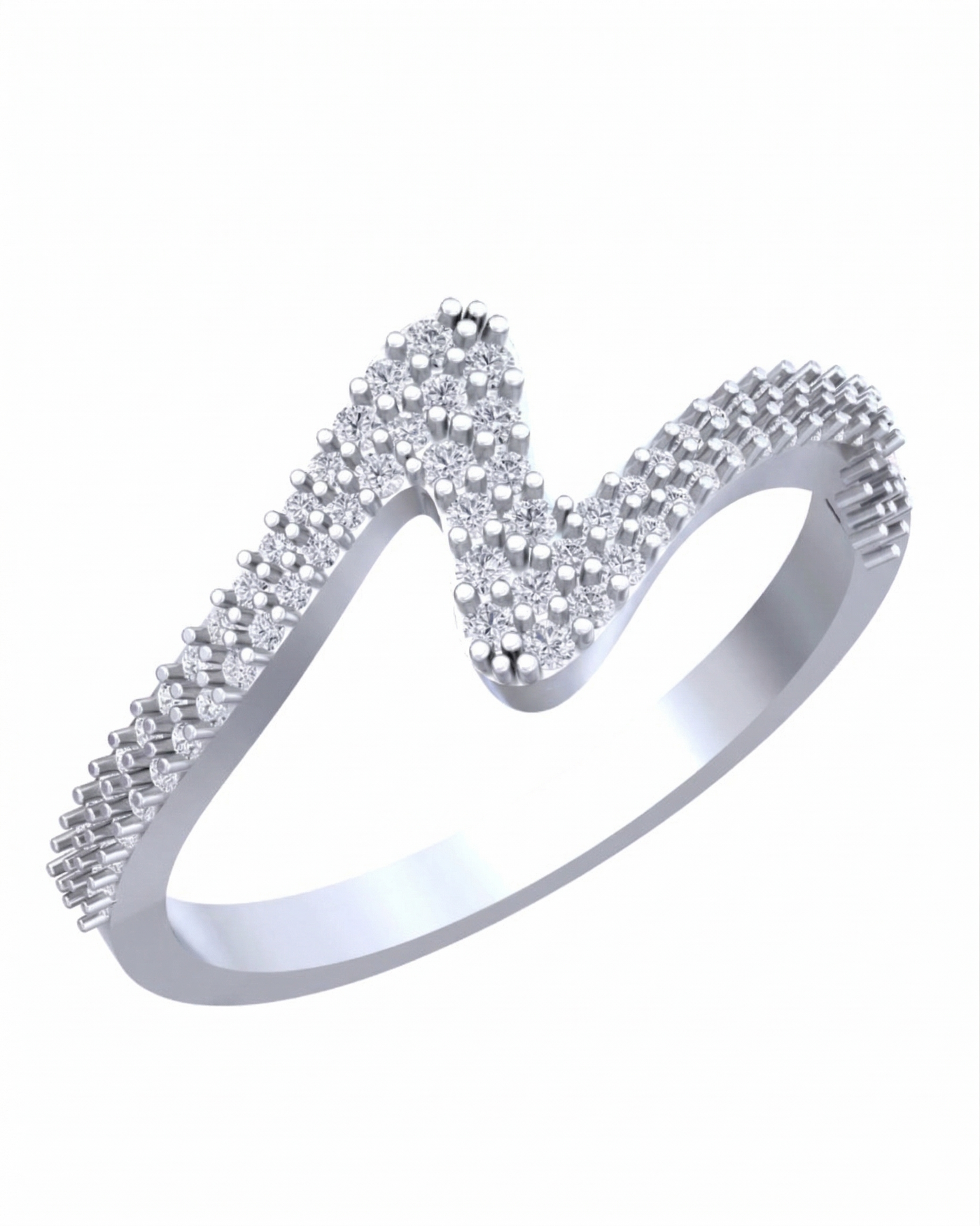 Gold & Diamond Engagement Ring For Women KRC10754