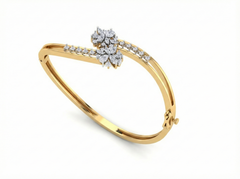 14K Gold & Diamond Women Bracelet KFK70029