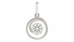 18K Gold & Diamond Dailywear Pendant Set KRA40154P