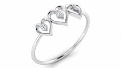 18K Gold & Diamond Dailywear Ring For Women KRA10820