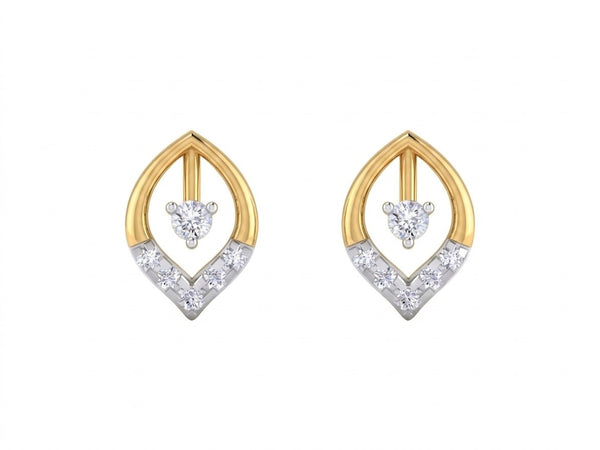 Gold & Diamond Dailywear Women Stud Earring KRB30211